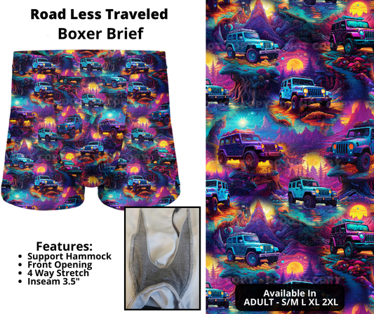 Preorder! Closes 12/12. ETA Feb. Road Less Traveled Boxer Briefs