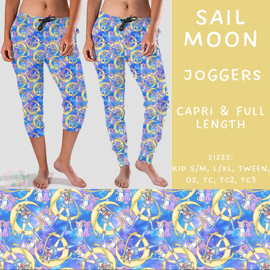 Batch #247 - Cool Characters 6 - Closes 12/2 - ETA late Jan - Sail Moon Full and Capri Length Joggers