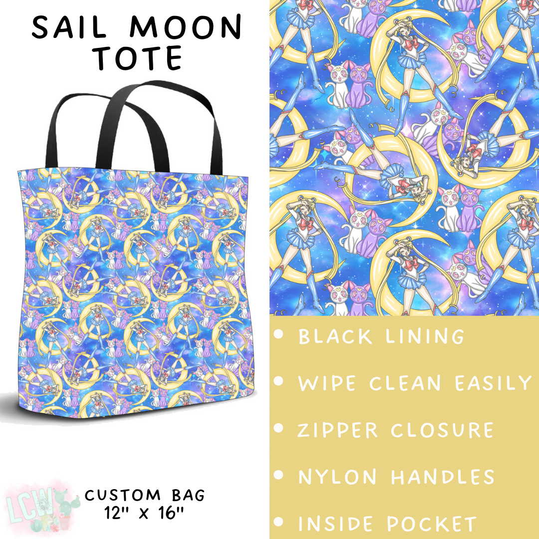 Batch #247 - Cool Characters 6 - Closes 12/2 - ETA late Jan - Sail Moon Tote