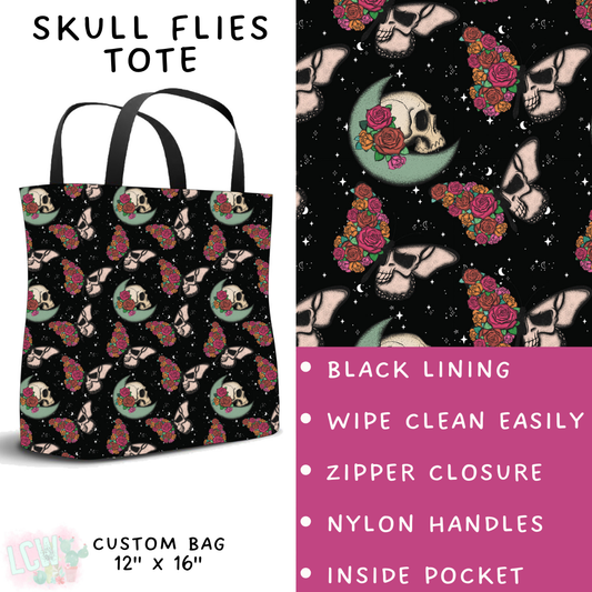 Batch #249 - October Request Run - Closes 12/6 - ETA late Jan - Skull Flies Tote