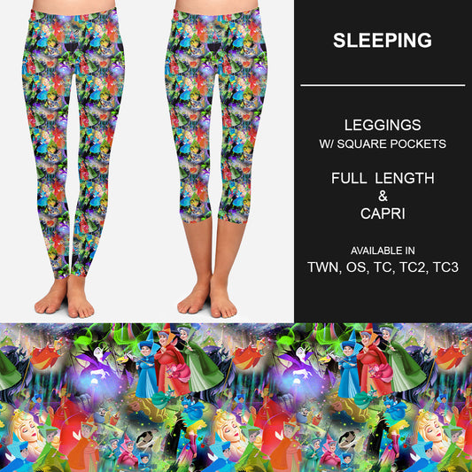 RTS - Sleeping Leggings w/ Pockets