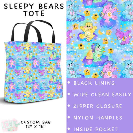 Batch #249 - October Request Run - Closes 12/6 - ETA late Jan - Sleepy Bears Tote