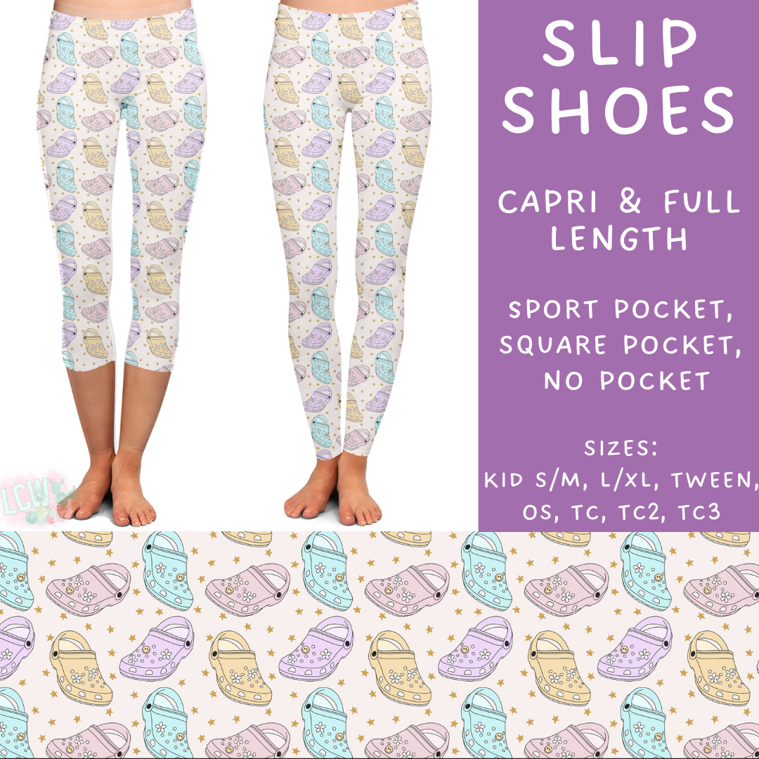 Batch #249 - October Request Run - Closes 12/6 - ETA late Jan - Slip Shoes Full and Capri Length Leggings