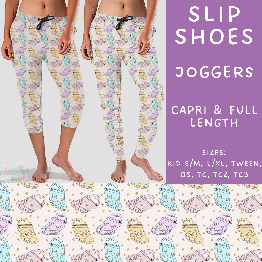 Batch #249 - October Request Run - Closes 12/6 - ETA late Jan - Slip Shoes Full and Capri Length Joggers