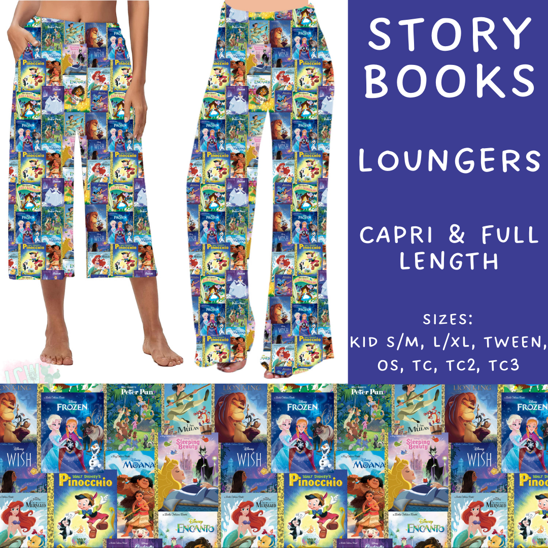 Batch #249 - October Request Run - Closes 12/6 - ETA late Jan - Story Books Capri and Full Length Loungers