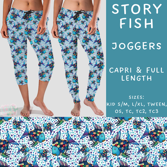 Batch #249 - October Request Run - Closes 12/6 - ETA late Jan - Story Fish Full and Capri Length Joggers