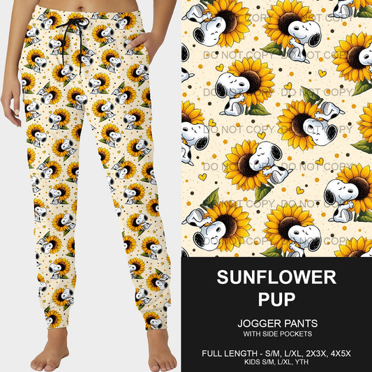 B200 - Preorder Sunflower Pup Joggers (Closes 12/15. ETA late Feb.)