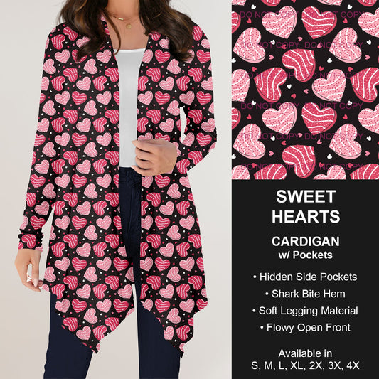 B197 Preorder - Sweet Hearts Cardigan w/ Pockets (Closes 12/01. ETA: late Jan.)