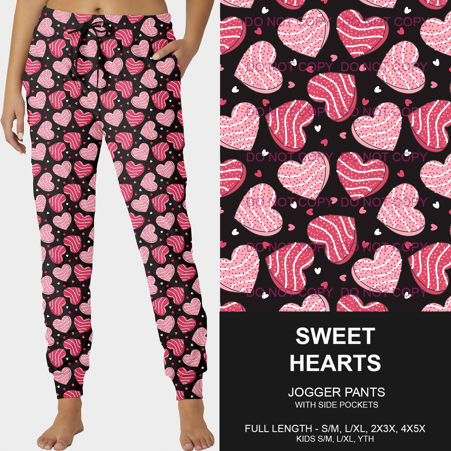 B197 - Preorder Sweet Hearts Joggers (Closes 12/01. ETA late Jan.)