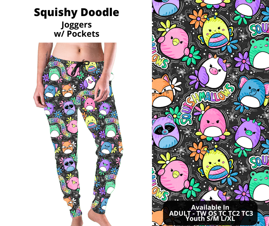 Preorder! Closes 12/2. ETA Feb. Squishy Doodle Joggers