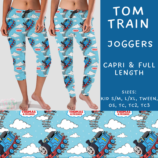 Batch #247 - Cool Characters 6 - Closes 12/2 - ETA late Jan - Tom Train Full and Capri Length Joggers