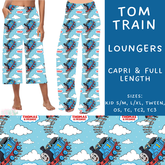 Batch #247 - Cool Characters 6 - Closes 12/2 - ETA late Jan - Tom Train Capri and Full Length Loungers