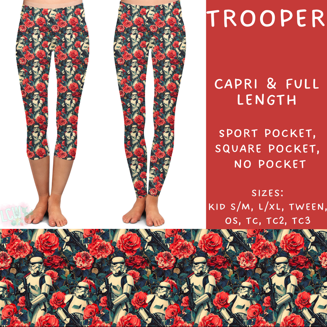 Batch #253 - Valentine Characters - Closes 12/13 - ETA mid/late Jan - Trooper Full and Capri Length Leggings