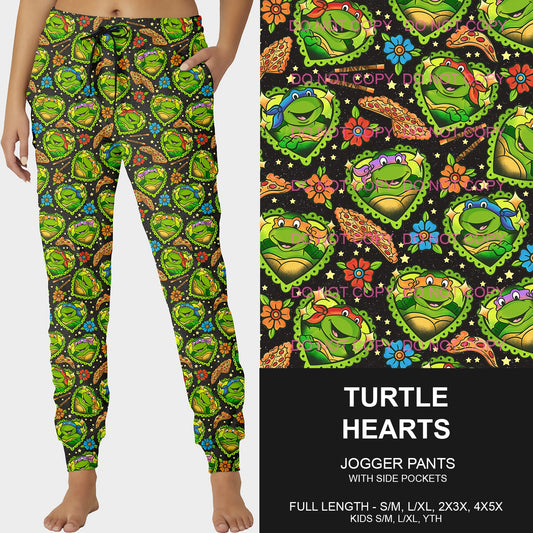 B197 - Preorder Turtle Hearts Joggers (Closes 12/01. ETA late Jan.)