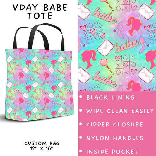 Batch #253 - Valentine Characters - Closes 12/13 - ETA mid/late Jan - Vday Babe Tote