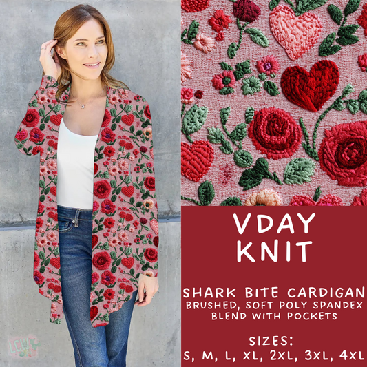 Batch #252 - Valentines Day - Closes 12/11 - ETA late Jan - Vday Knit Cardigan