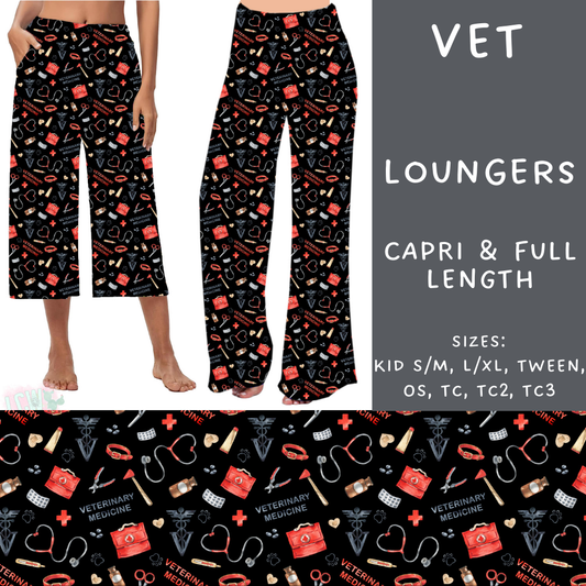 Batch #248 - Careers Collection - Closes 12/4 - ETA late Jan - Vet Capri and Full Length Loungers