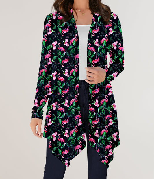 RTS - Flamingo Cardigan w/ Pockets