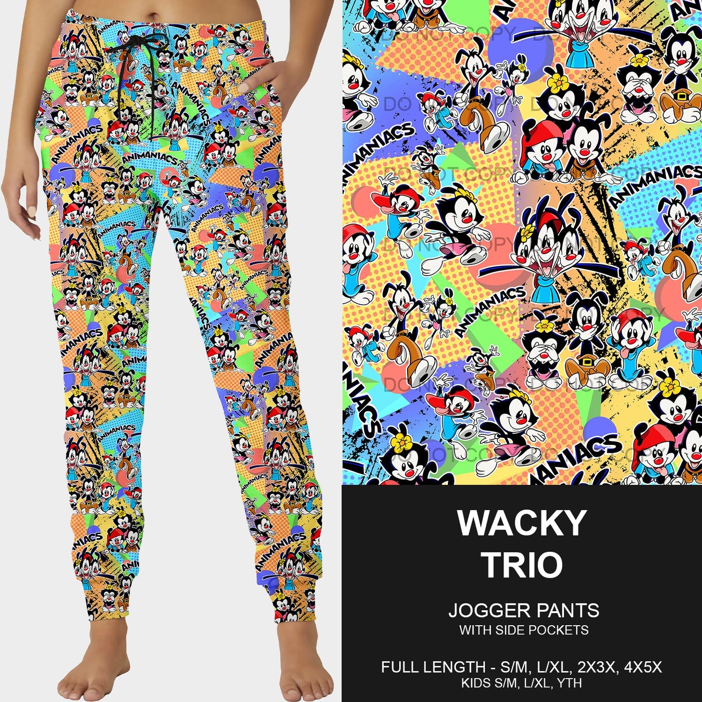 B200 - Preorder Wacky Trio Joggers (Closes 12/15. ETA late Feb.)