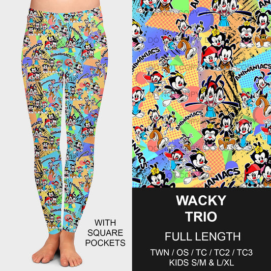 B200 - Preorder Wacky Trio Leggings w/ Pockets (Closes 12/15. ETA late Feb.)