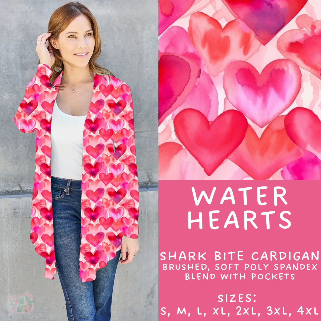 Batch #252 - Valentines Day - Closes 12/11 - ETA late Jan - Water Hearts Cardigan