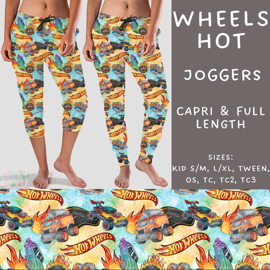 Batch #247 - Cool Characters 6 - Closes 12/2 - ETA late Jan - Wheels Hot Full and Capri Length Joggers