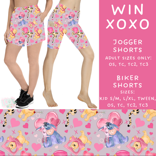 Batch #250 - Magical Valentine - Closes 12/9 - ETA late Jan - Win XOXO Biker & Jogger Shorts