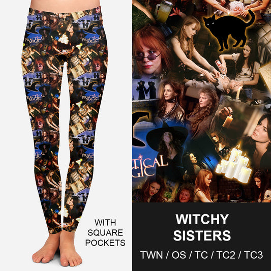 RTS - Witchy Sisters Leggings