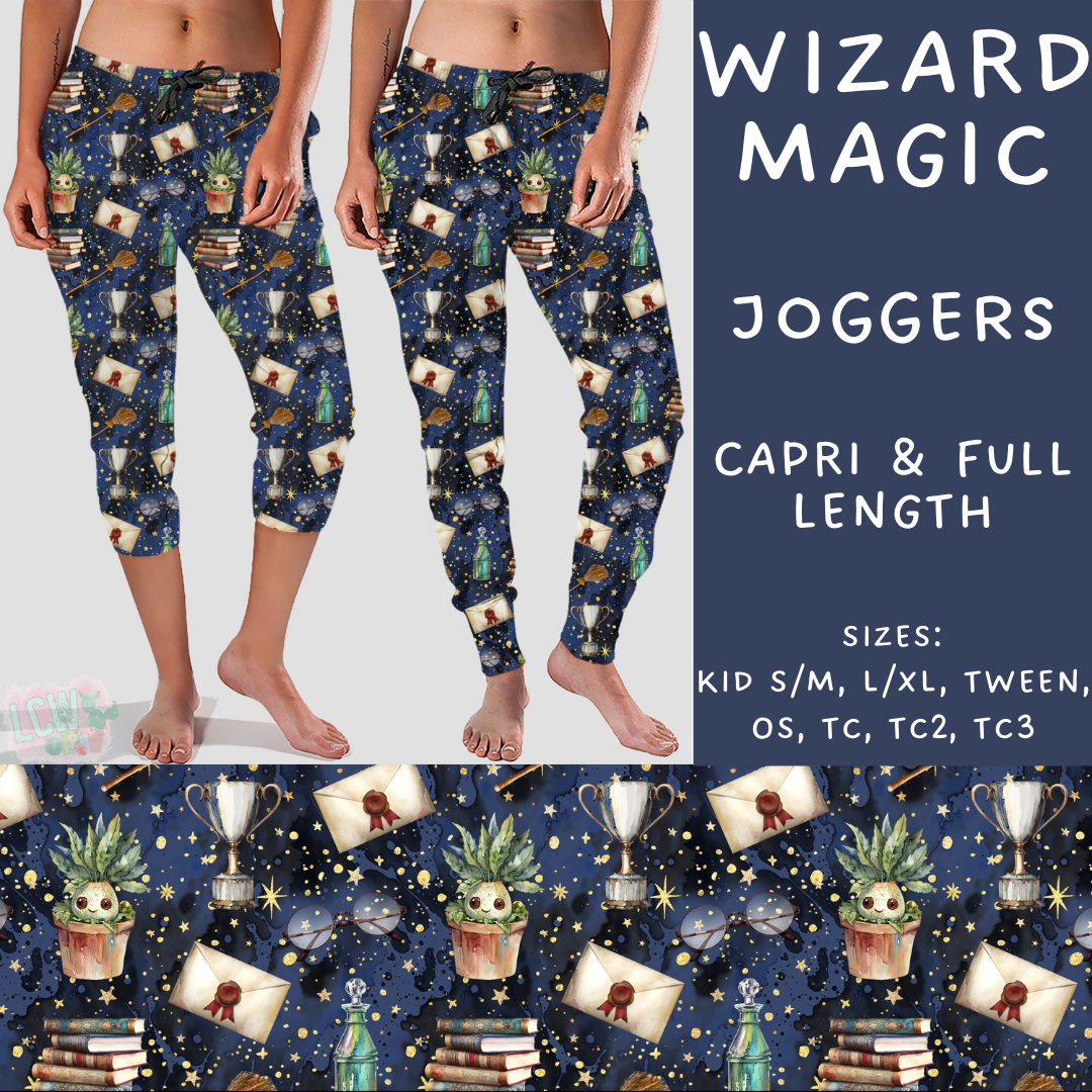 Batch #249 - October Request Run - Closes 12/6 - ETA late Jan - Wizard Magic Full and Capri Length Joggers