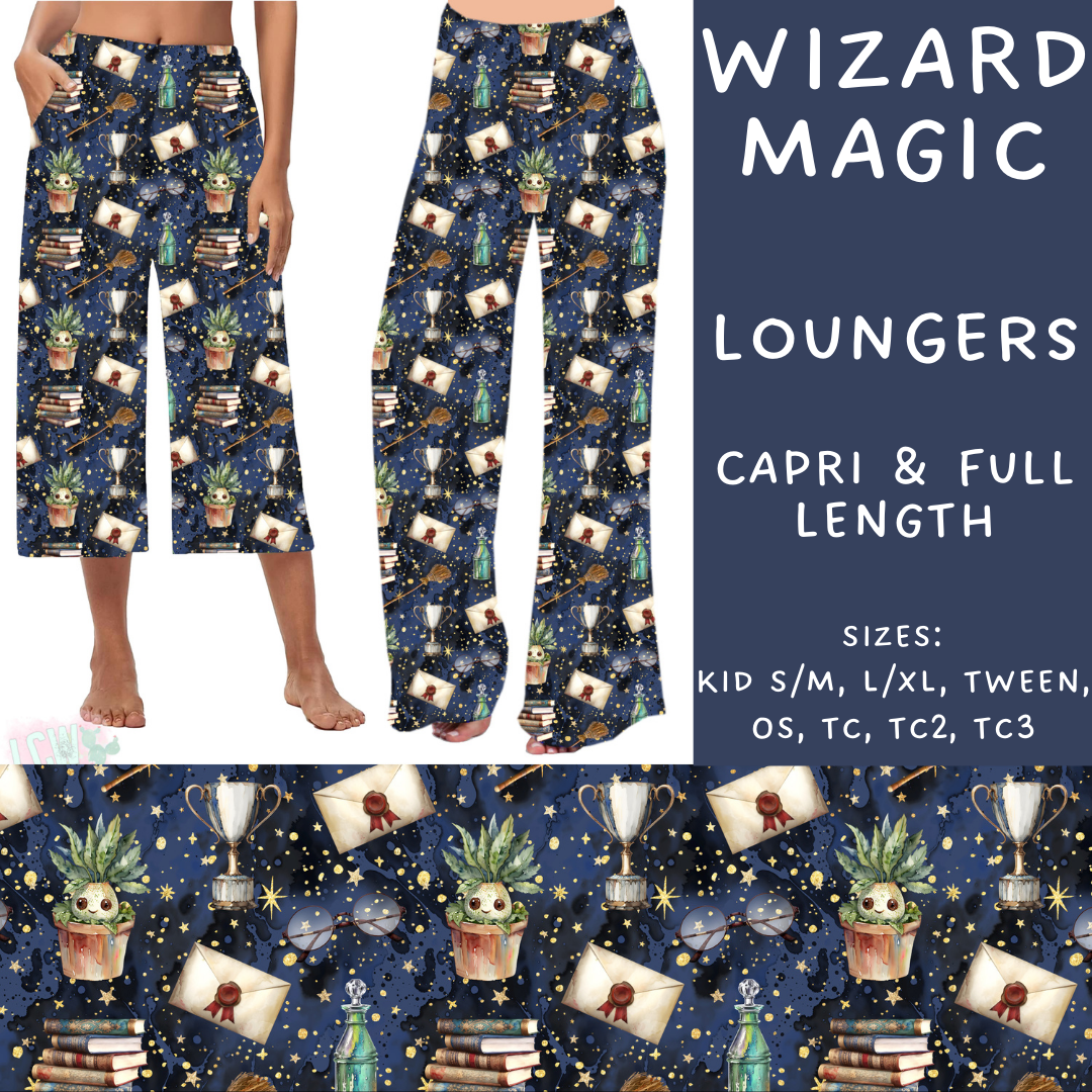 Batch #249 - October Request Run - Closes 12/6 - ETA late Jan - Wizard Magic Capri and Full Length Loungers