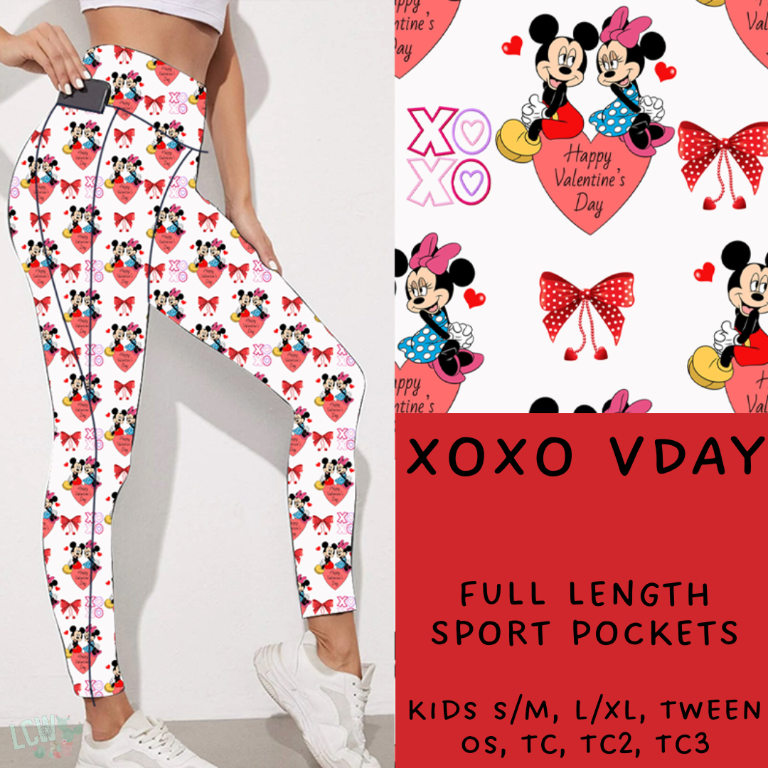 Batch #251 - Magical Love Presale - Closes 12/10 - ETA Late Jan - XOXO Vday Leggings