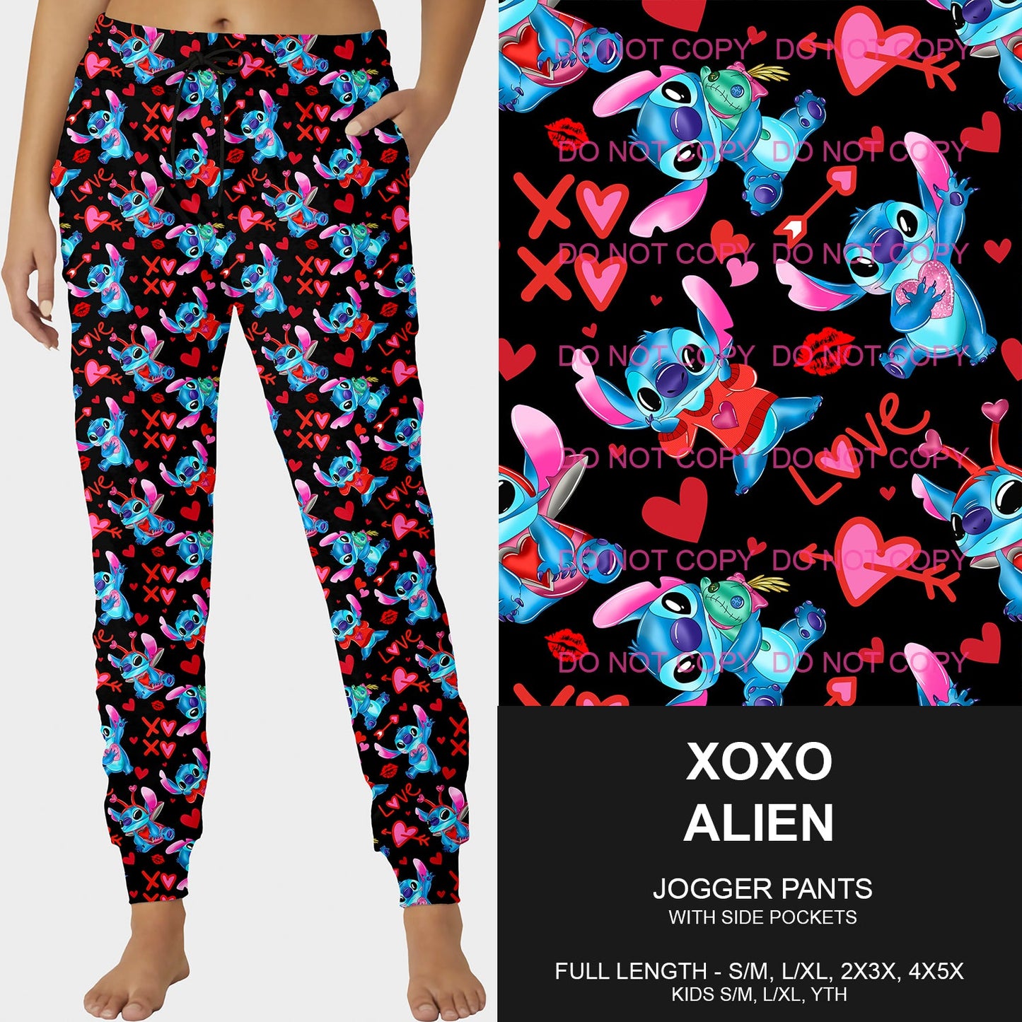 B197 - Preorder XOXO Alien Joggers (Closes 12/01. ETA late Jan.)