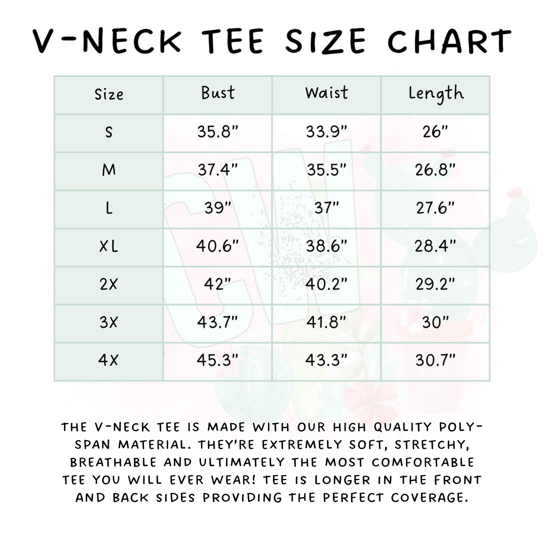 Batch #253 - Valentine Characters - Closes 12/13 - ETA mid/late Jan - Bow Kitty V-Neck Tee