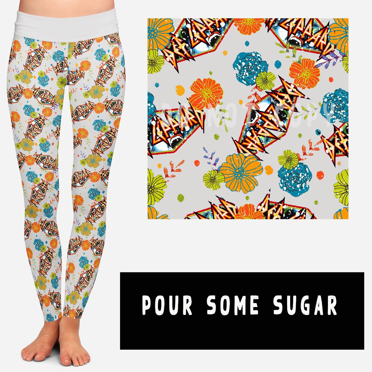 BAND RUN 2- POUR SOME SUGAR LEGGINGS/CAPRI/JOGGERS