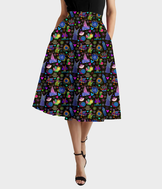 RTS - Electric Swing Skirt w/ Pockets