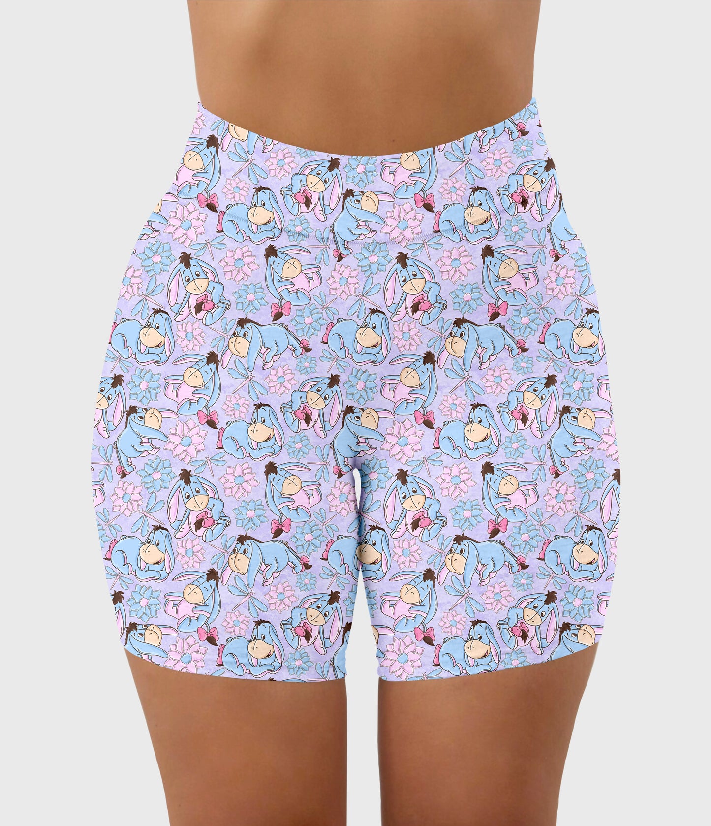 RTS - Floral Donkey Biker Shorts