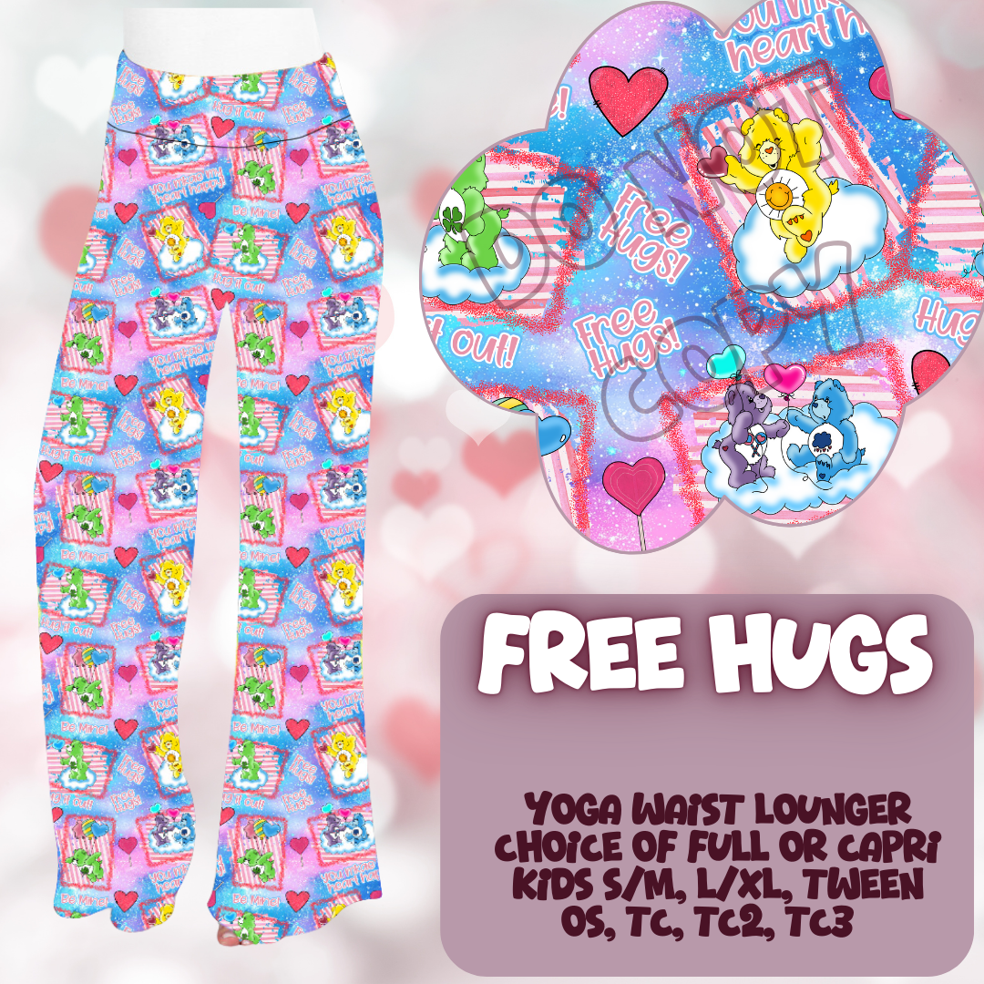 FREE HUGS - LEGGING/JOGGER/LOUNGER - LOVE YOU RUN PREORDER CLOSING 11/30