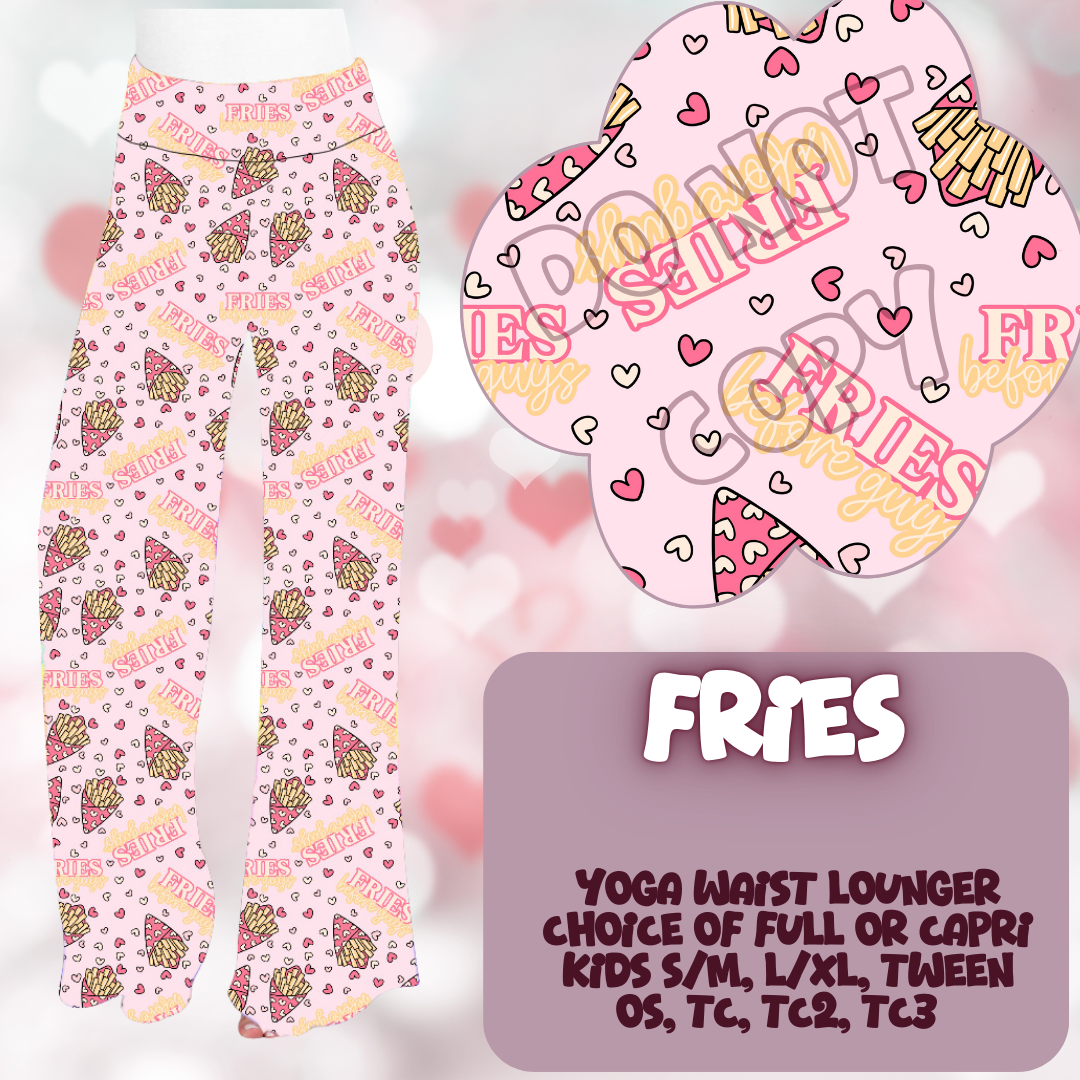 FRIES - LEGGING/JOGGER/LOUNGER - LOVE YOU RUN PREORDER CLOSING 11/30