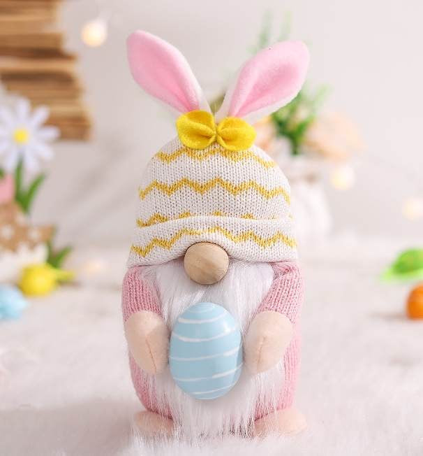 Gnome - Easter F - Bunny Ear Egg Trio