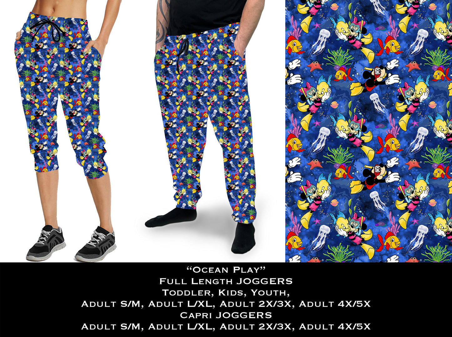 Ocean Play - Full & Capri Joggers