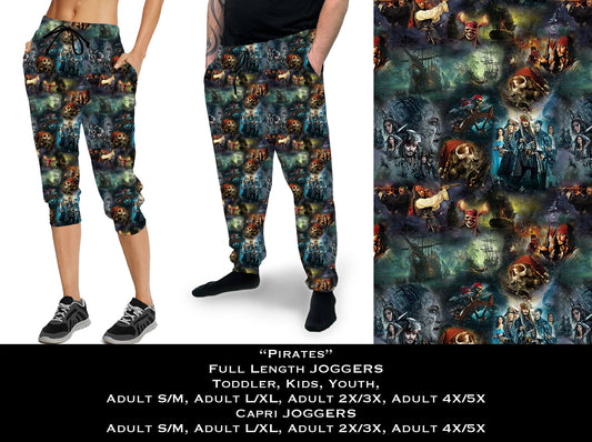 Pirates - Full & Capri Joggers