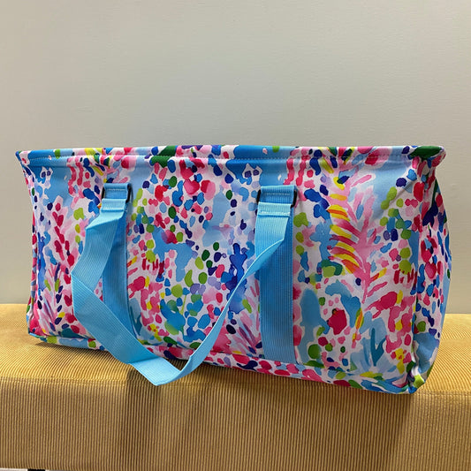 Rectangle Utility Tote - Watercolor Floral