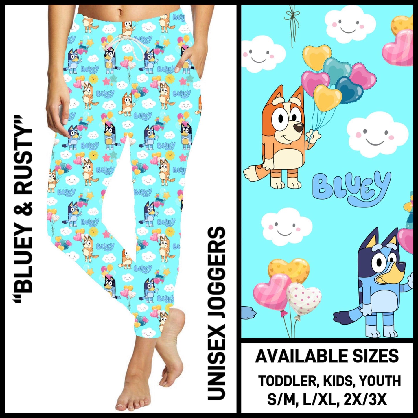 RTS - Bluey & Rusty Joggers*