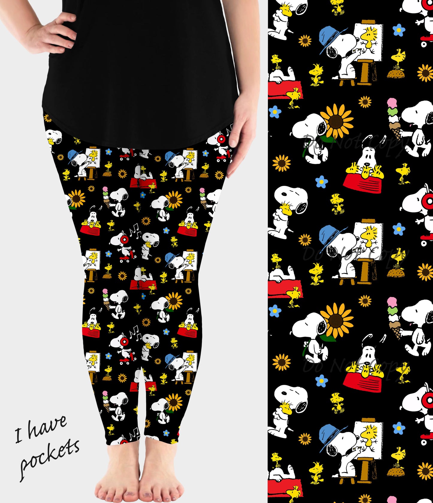 RTS - Life of a Pup Leggings w/ Pockets