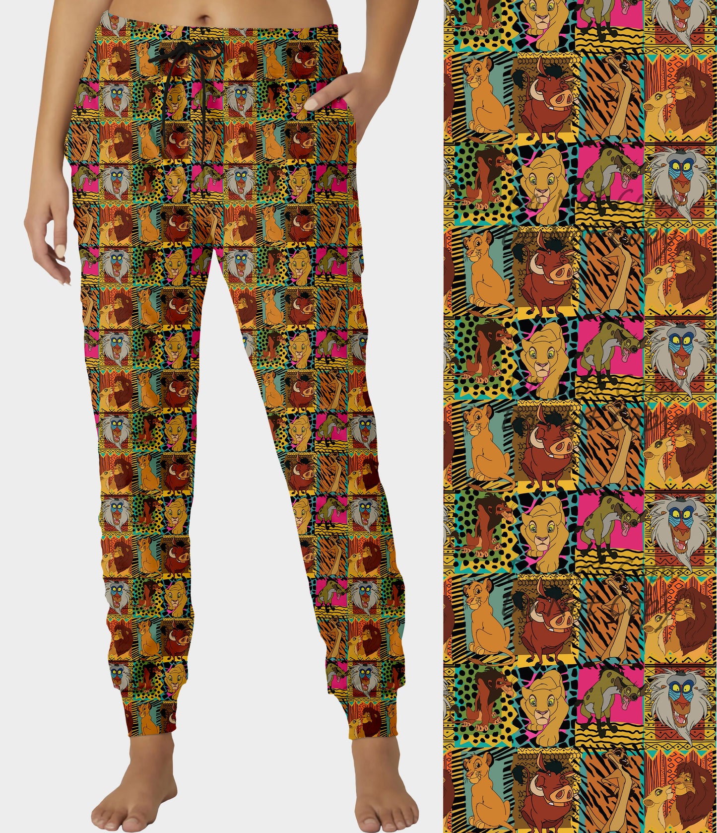 RTS - Lion Squares Joggers