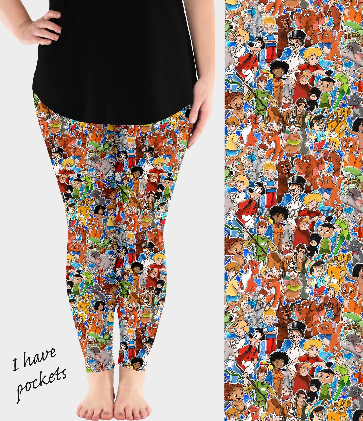 RTS - Little Men Leggings w/ Pockets