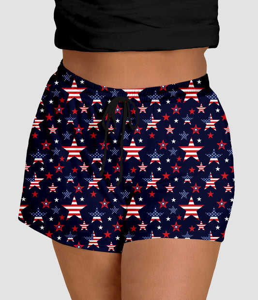 RTS - Patriotic Stars Jogger Shorts