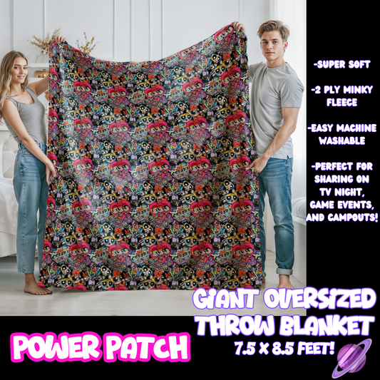 POWER PATCH- GIANT SHAREABLE THROW BLANKETS ROUND 10-PREORDER CLOSING 12/2