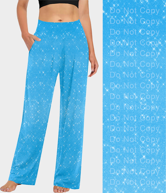 RTS - Pretty Blue Sparkle Lounge Pants