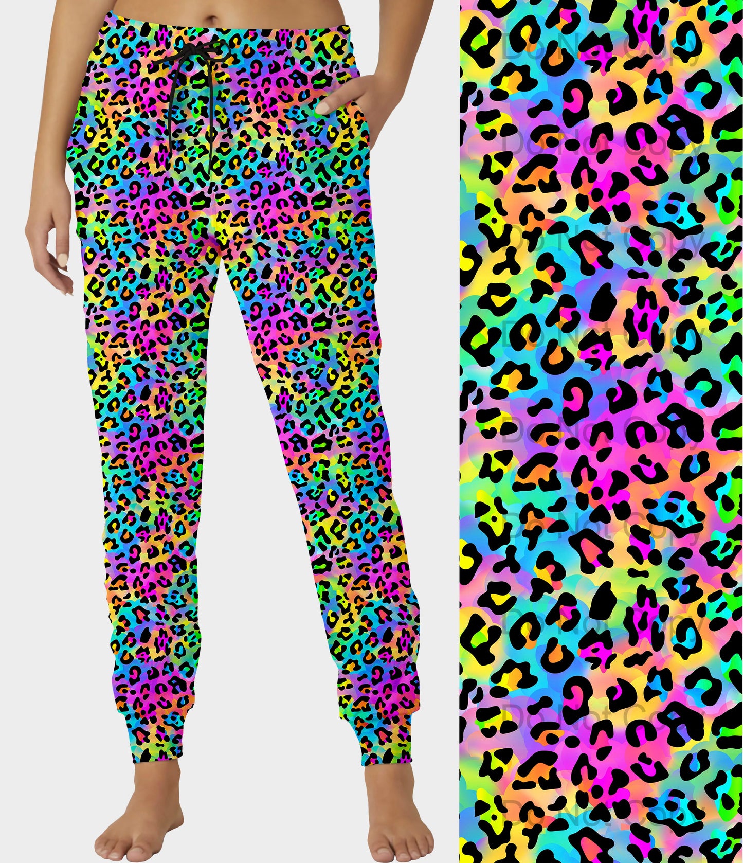 RTS - Rainbow Leopard Joggers